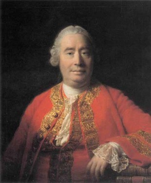 David Hume. Maleri av Allan Ramsay (1713 - 1784) som henger i National Gallery of Scotland. 