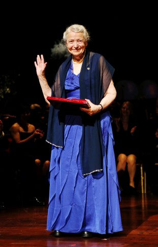 Mildred Dresselhaus på Kavliprisutdelingen i 2012. Foto: NTB Scanpix