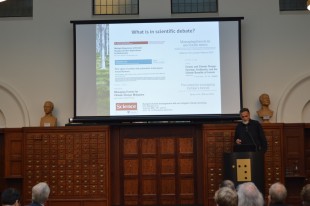Professor Anders Lindroth presenterte bakgrunn og resultater fra EASACs rapport om skogforvaltning i EU.